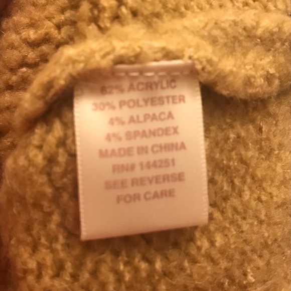 York & Hudson Colorblock Striped Sweater Alpaca Blend Size Large - Picture 6 of 15